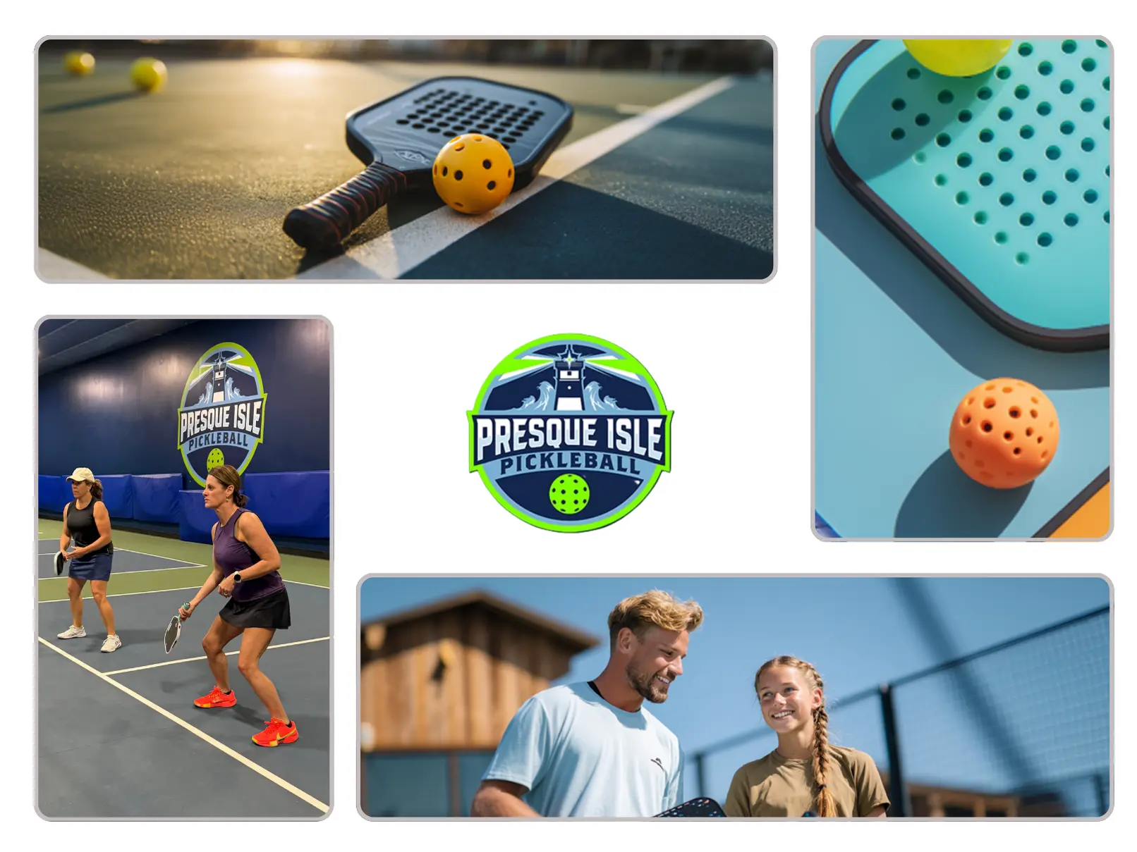 A modern digital hub for an indoor pickleball community